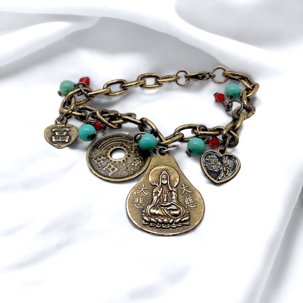 Chinese Buddhist Lucky Charm Bracelet